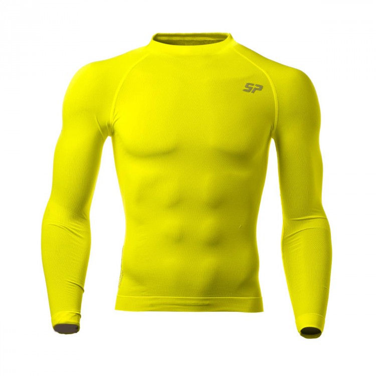 Camisola SP Fútbol Térmica Doble Densidad Amarillo Flúor Fútbol Emotion