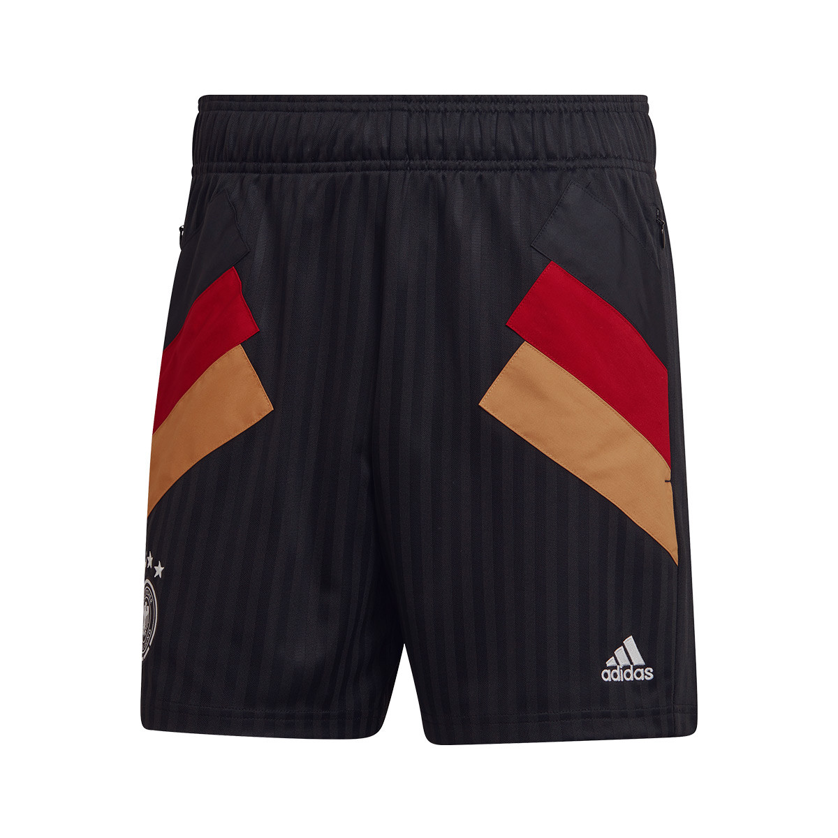 Bermuda Adidas Alemania Fanswear Mundial Qatar 2022 Black White