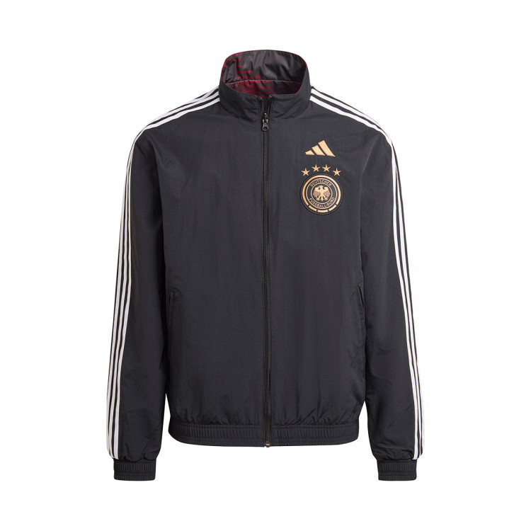 Chaqueta Adidas Alemania Pre Match Mundial Qatar Black White