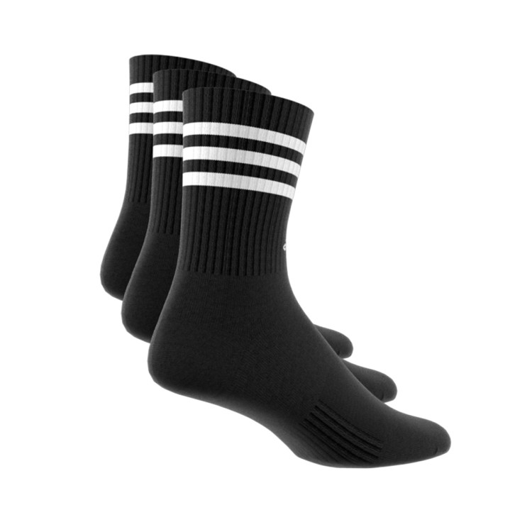 Socks adidas Sportswear Crew 3 Pares Black White Fútbol Emotion