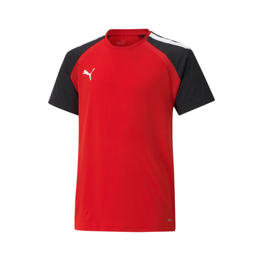 Camiseta Puma teamPACER m c Niño Red Black White Fútbol Emotion