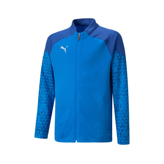 Chaqueta Puma teamCUP Niño Electric Blue Lemonade Fútbol Emotion