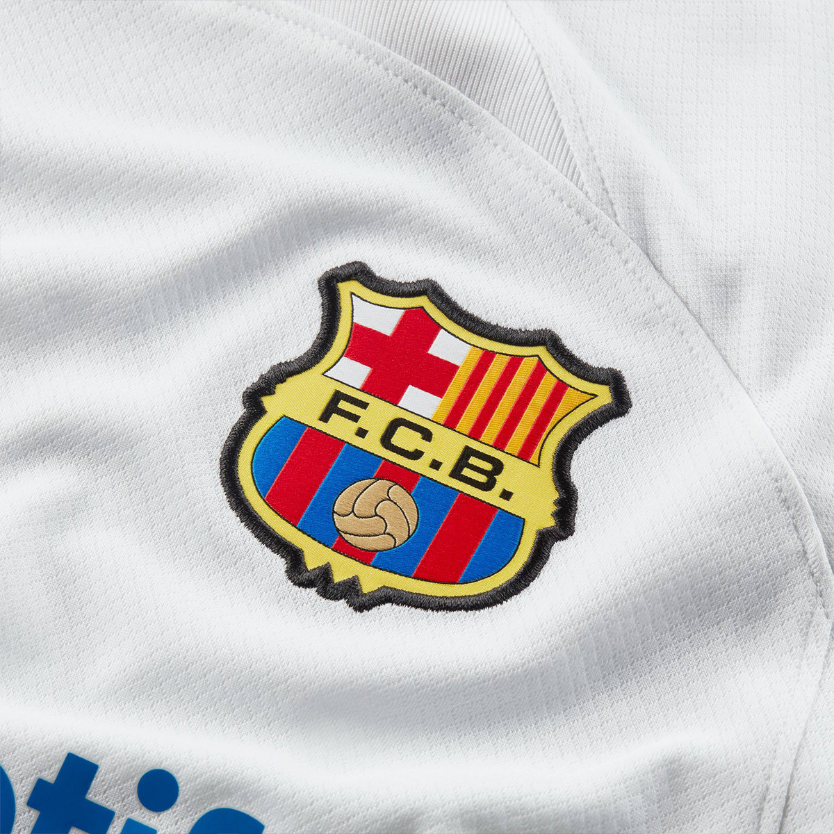 Camiseta Nike Fc Barcelona Segunda Equipaci N Ni O White