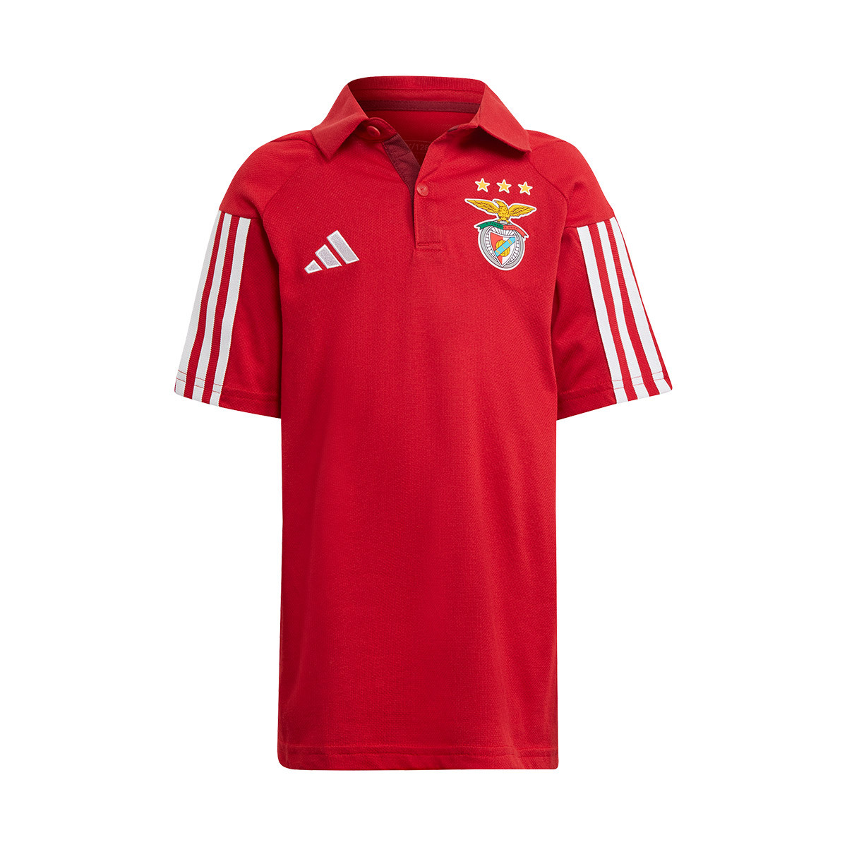 Polo adidas SLB Benfica Fanswear 2023 2024 Niño Power Red Fútbol Emotion