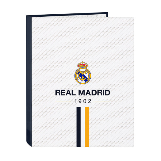 Safta Carpeta Folio Anillas Real Madrid Blanco F Tbol Emotion