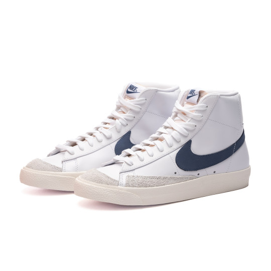 Baskets Nike Femme Blazer Mid White Diffused Blue Sail F Tbol Emotion