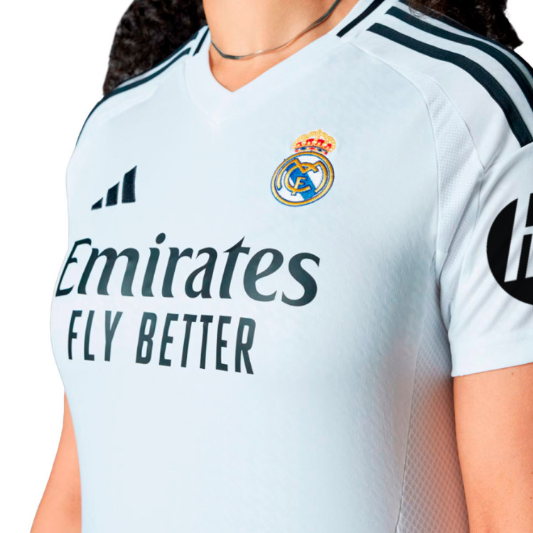 Camisola Adidas Real Madrid Primeiro Equipamento 2024 2025 Mulher White