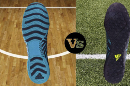 Zapatillas de fútbol sala Indoor VS botas de fútbol Turf - Blogs - Tienda  de fútbol Fútbol Emotion
