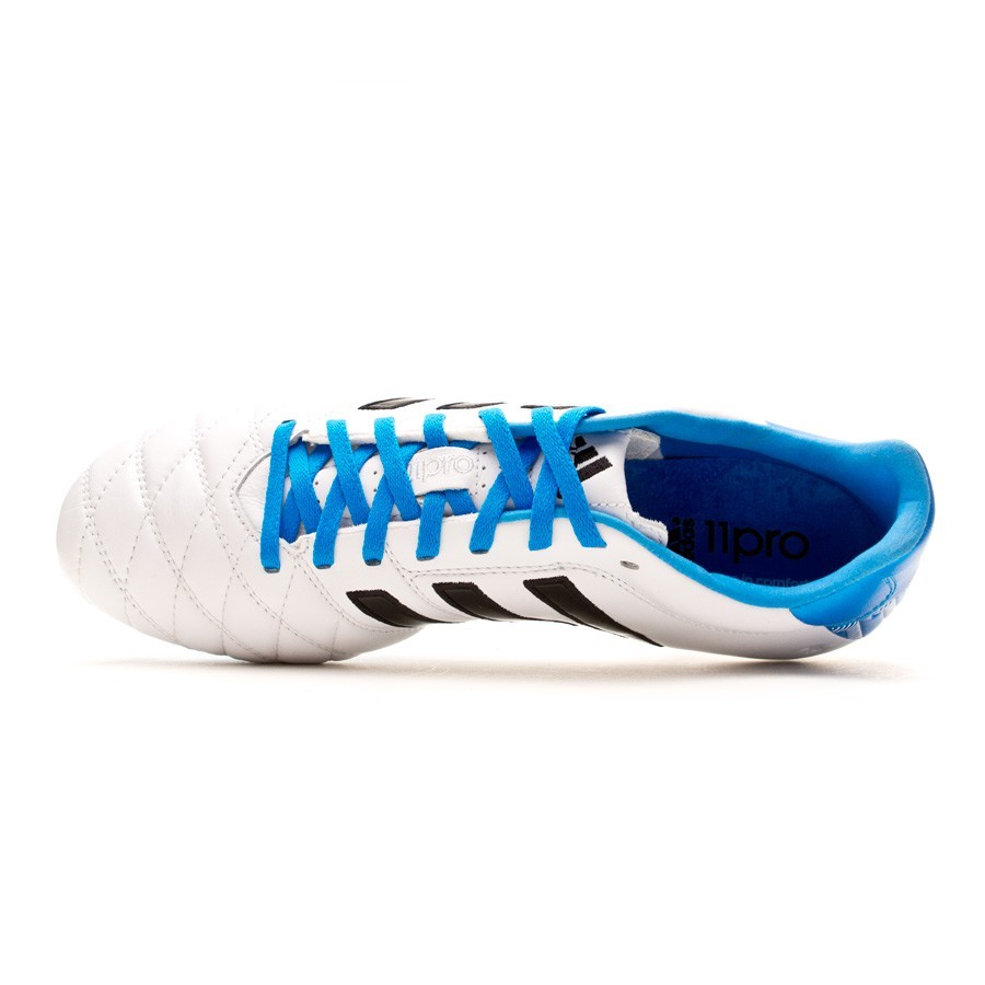 Football Boots adidas adipure 11Pro TRX FG White-Solar blue - Football  store Fútbol Emotion