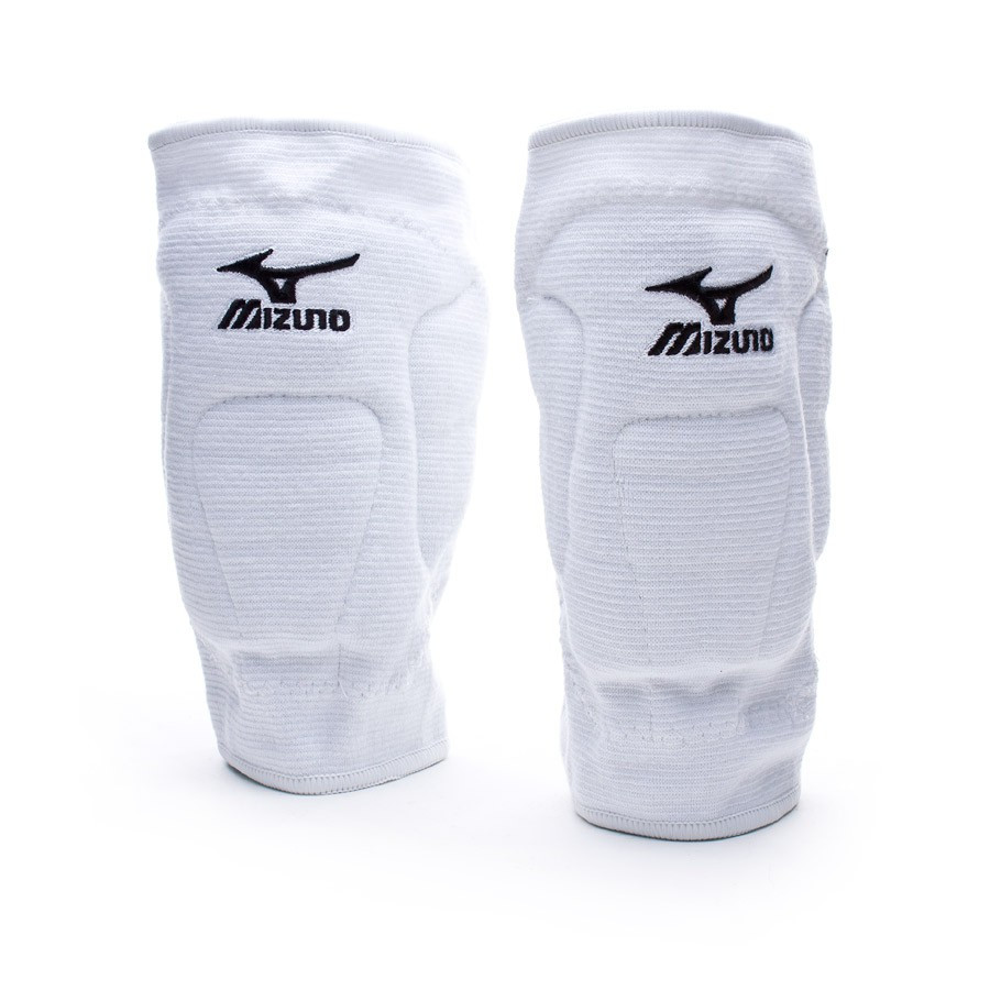 white mizuno knee pads