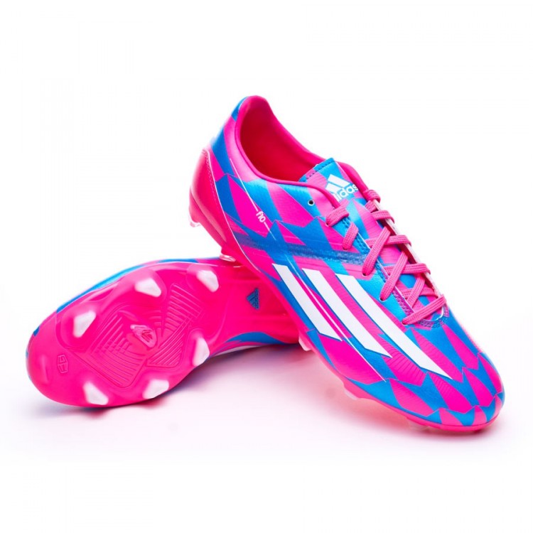 adidas f10 pink and blue