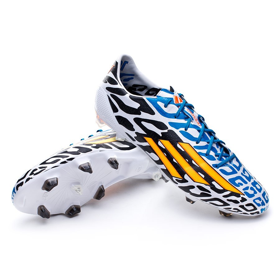 Football Boots adidas adizero F50 TRX FG Messi WC White-Solar gold 