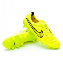 nike tiempo yellow and pink