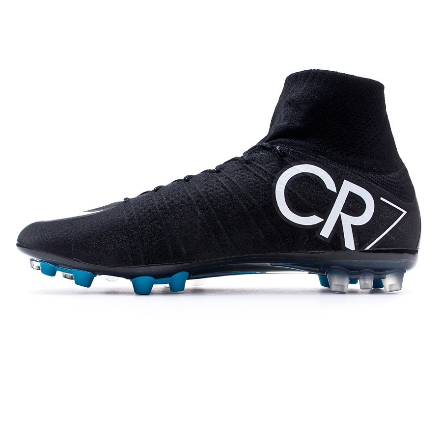 Football Boots Nike Mercurial Superfly AG ACC CR Black-White-Hyper  turquoise - Football store Fútbol Emotion
