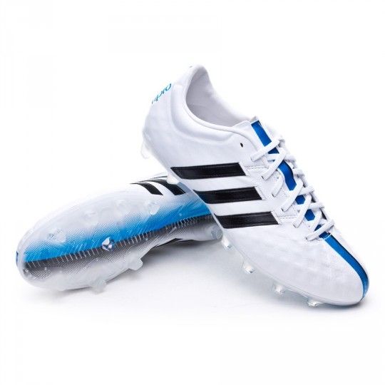 Scarpe adidas adipure 11Pro TRX FG White-Black-Solar blue - Negozio di  calcio Fútbol Emotion