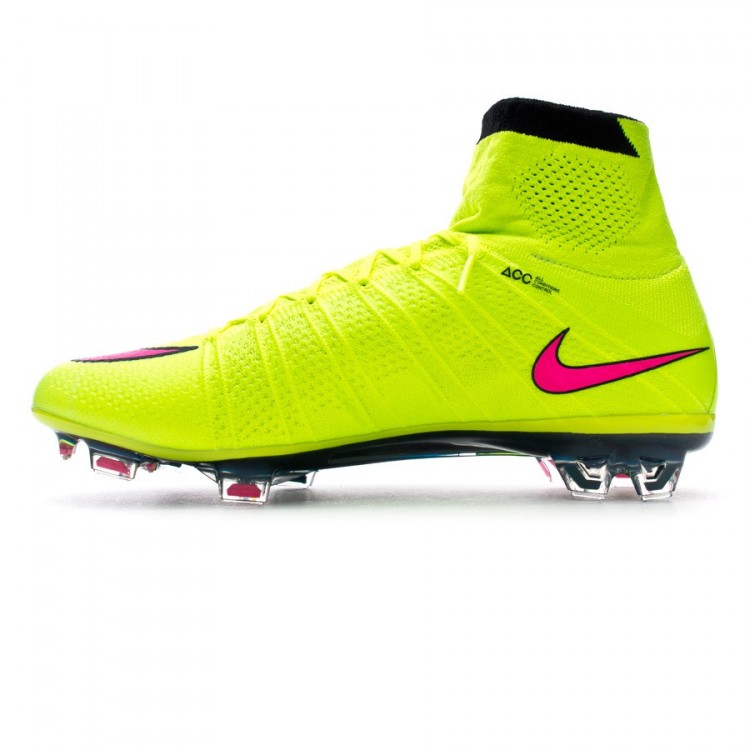 Football Boots Nike Mercurial Superfly Fg Acc Volt Hyper Pink Black Futbol Emotion