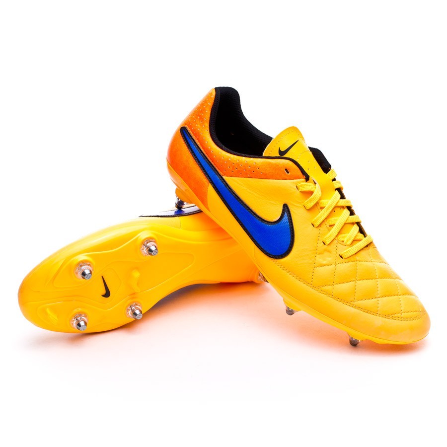 nike tiempo genio blue orange