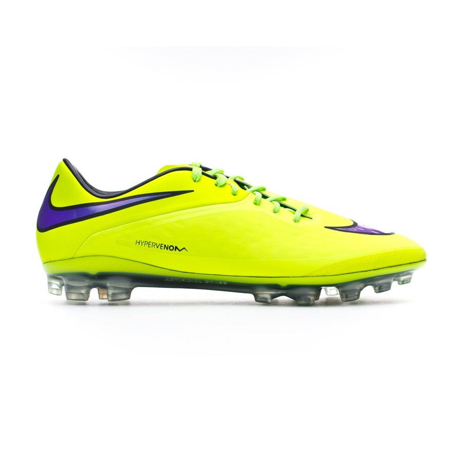 Bota de fútbol Nike Hypervenom Phatal AG-R Volt-Persian Violet-Black -  Tienda de fútbol Fútbol Emotion