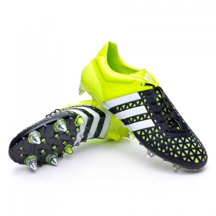 Zapatos de fútbol adidas Ace 15.1 SG Solar yellow-White-Core black - Tienda  de fútbol Fútbol Emotion