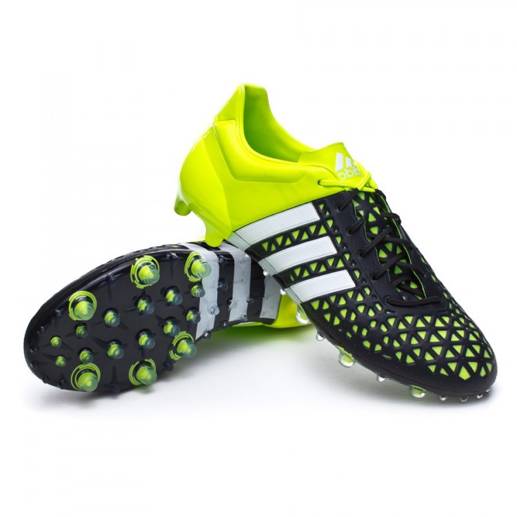 Football Boots adidas Ace 15.1 FG/AG Solar yellow-White-Core black 