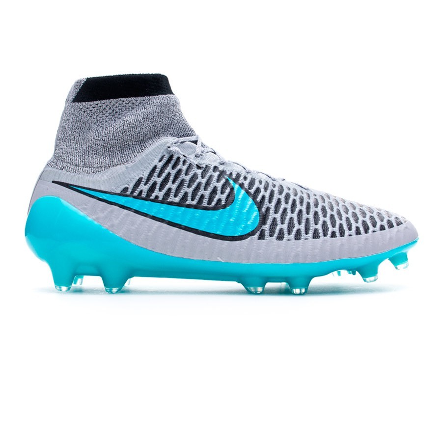 Football Boots Nike Magista Obra ACC FG Wolf grey-Turquoise-Black -  Football store Fútbol Emotion