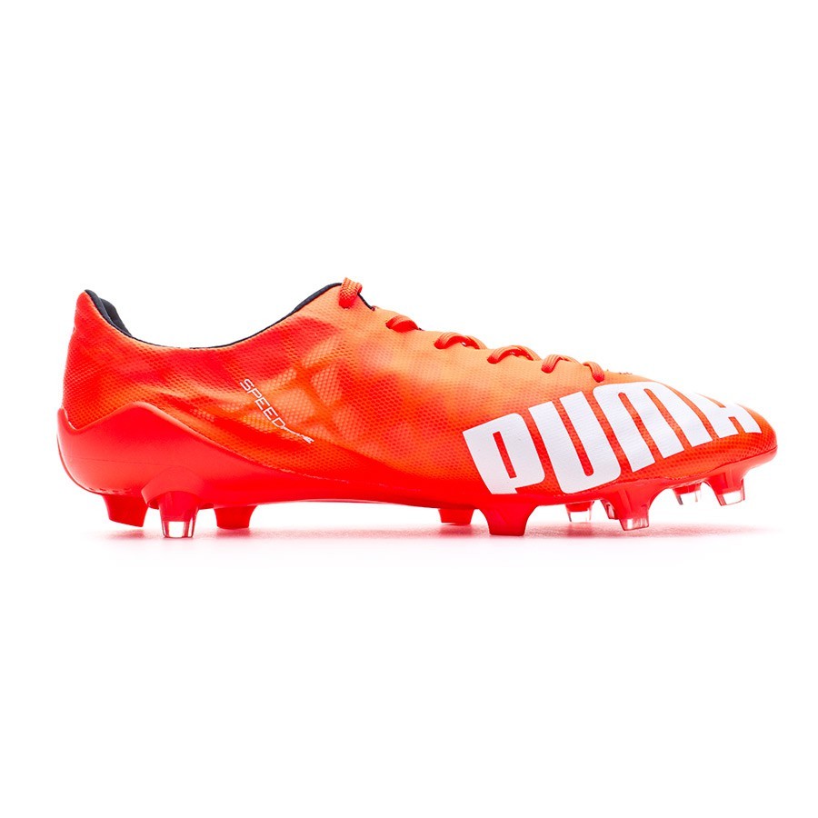 red and white puma football boots