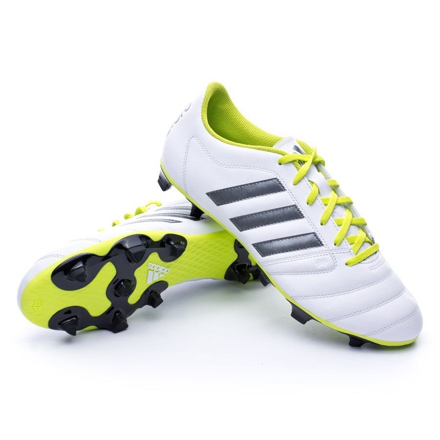 Scarpe adidas Gloro 16.2 FG White-Lime - Negozio di calcio Fútbol Emotion