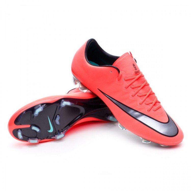Zapatos de fútbol Nike Mercurial Vapor X ACC FG Bright mango-Metallic  silver-Hyper turquoise - Tienda de fútbol Fútbol Emotion