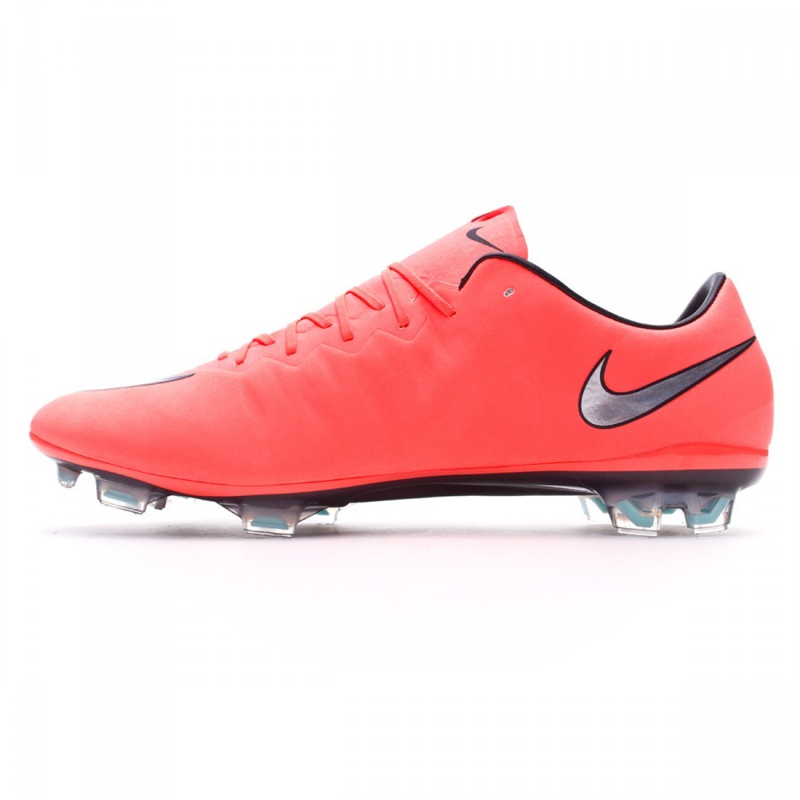 Football Boots Nike Mercurial Vapor X ACC FG Bright mango-Metallic  silver-Hyper turquoise - Football store Fútbol Emotion