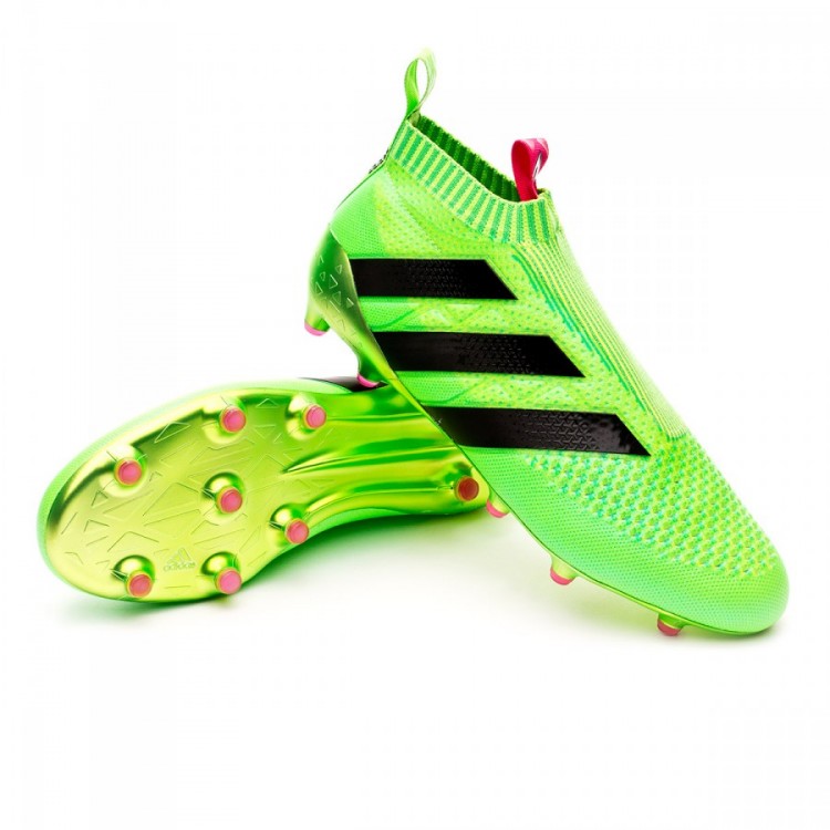 Zapatos de fútbol adidas Ace 16+ Purecontrol FG/AG Solar green - Tienda de fútbol  Fútbol Emotion