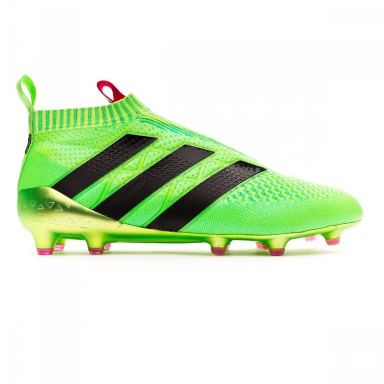 Zapatos de fútbol adidas Ace 16+ Purecontrol FG/AG Solar green 
