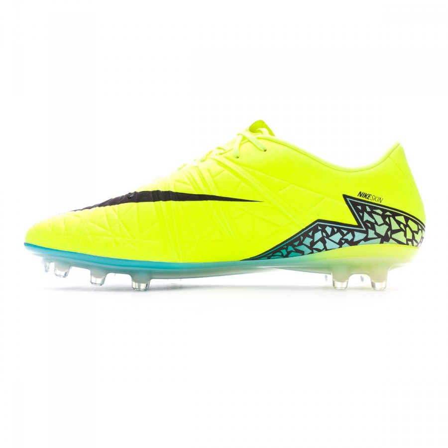 Bota de fútbol Nike HyperVenom Phinish II ACC FG Volt-Hyper turquoise-Clear  jade - Tienda de fútbol Fútbol Emotion
