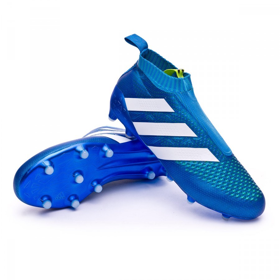 Scarpe adidas Ace 16+ Purecontrol FG/AG Blue - Negozio di calcio Fútbol  Emotion