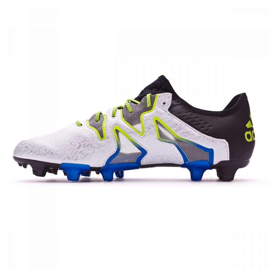 Football Boots adidas X 15+ SL FG/AG Black-White-Solar slime - Football  store Fútbol Emotion