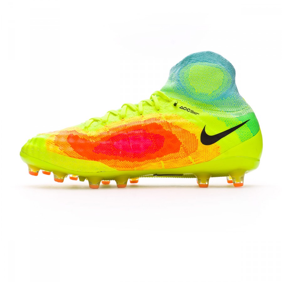 Zapatos de fútbol Nike Magista Obra II ACC AG-Pro Volt-Black-Total  orange-Pink blast - Tienda de fútbol Fútbol Emotion