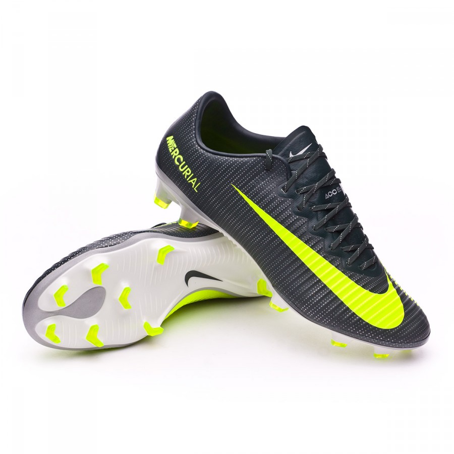 Bota de fútbol Nike Mercurial Vapor XI ACC CR7 FG Seaweed-Volt-hasta-White  - Tienda de fútbol Fútbol Emotion