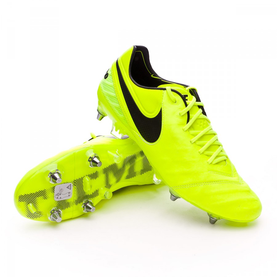 Football Boots Nike Tiempo Legend VI ACC SG-Pro Volt-Black-Volt ...