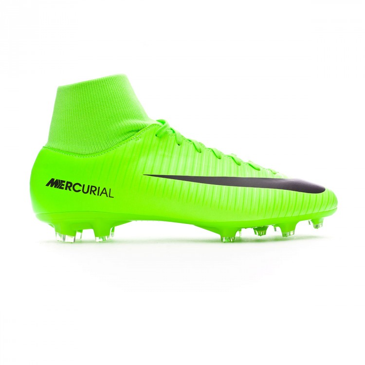 bota nike mercurial victory vi df fg electric green black flash lime white 1