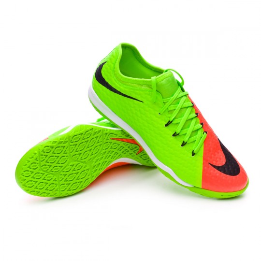 Zapatilla Nike HypervenomX Finale II IC Electric green-Black-Hyper  orange-Volt - Tienda de fútbol Fútbol Emotion