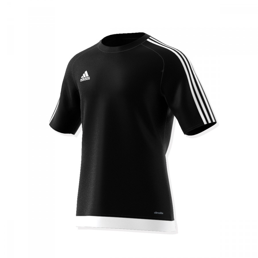 Camiseta adidas Estro 15 m/c Negro-Blanco - Tienda de fútbol Fútbol Emotion