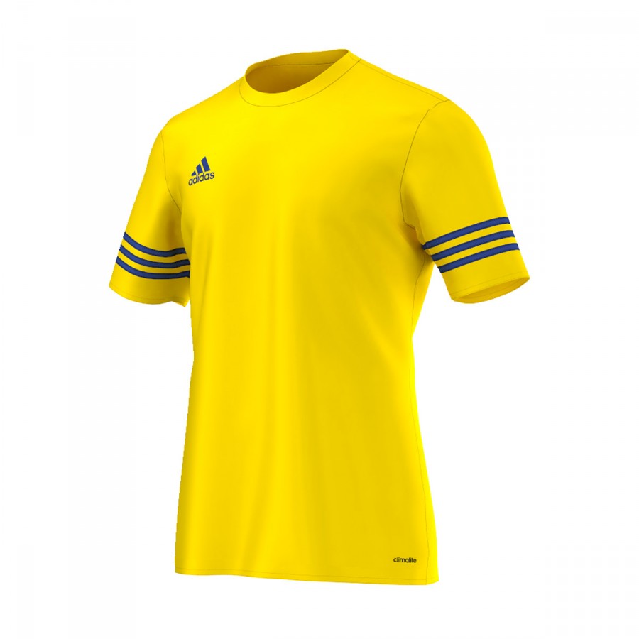 Jersey adidas Entrada 14 SS Yellow-Royal Blue - Football store Fútbol  Emotion