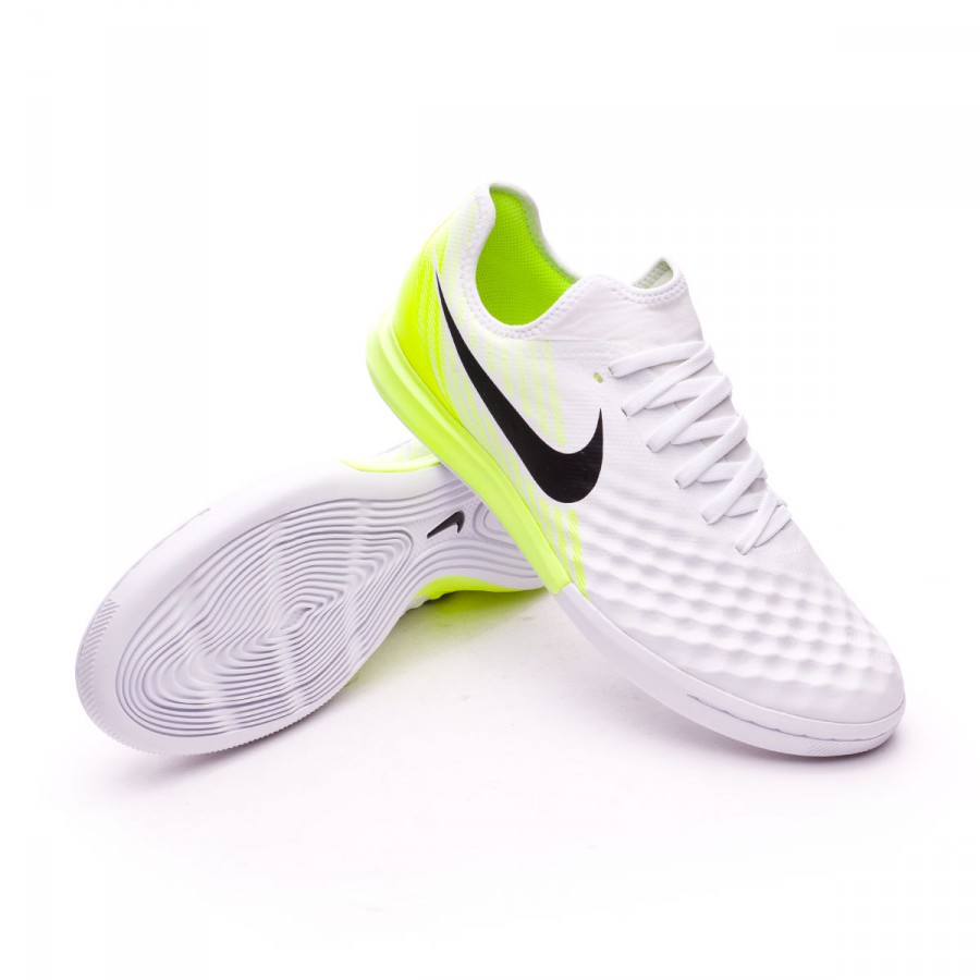 Futsal Boot Nike MagistaX Finale II IC White-Volt - Football store Fútbol  Emotion