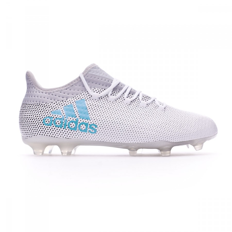 Football Boots adidas X 17.2 FG White-Energy blue-Clear grey - Football  store Fútbol Emotion