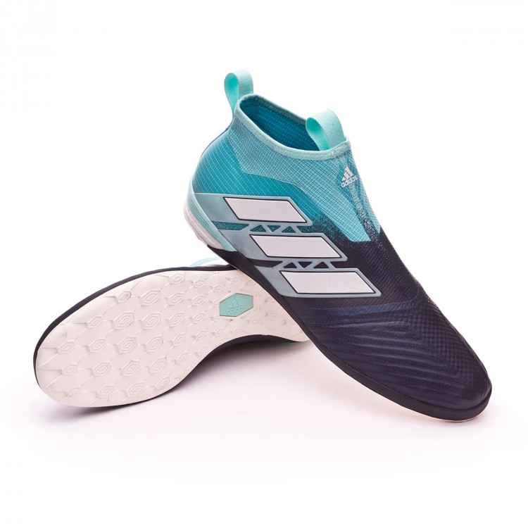 Zapatilla adidas Ace Tango 17+ Purecontrol IN Energy agua-White-Legend ink  - Tienda de fútbol Fútbol Emotion