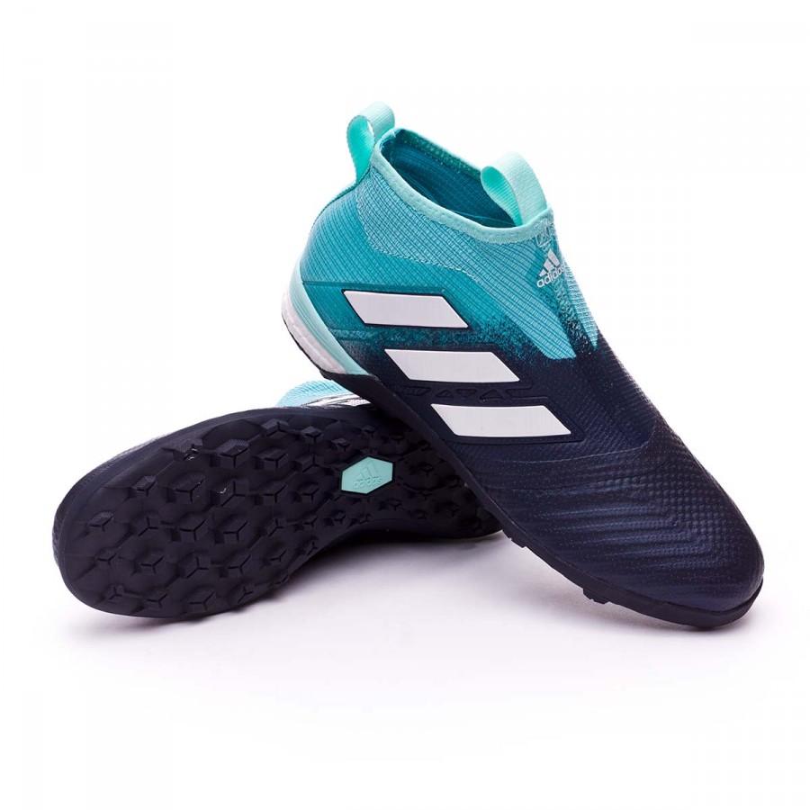 Football Boot adidas Ace Tango 17+ Purecontrol Turf Energy  agua-White-Legend ink - Football store Fútbol Emotion