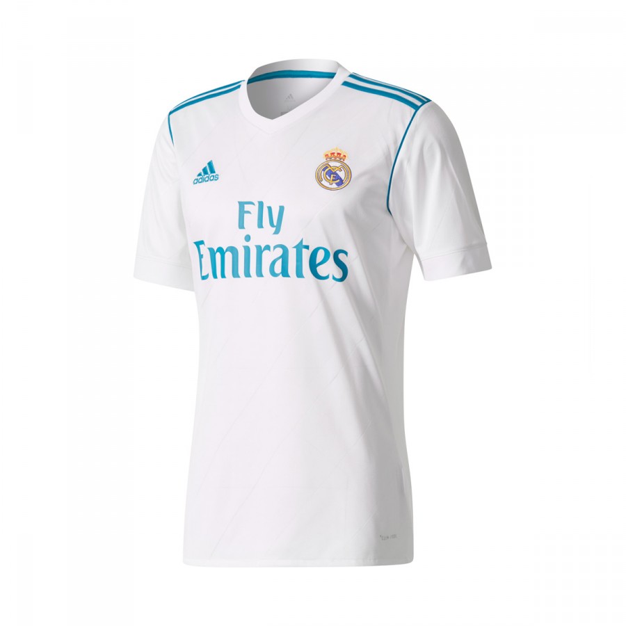 Camiseta adidas Real Madrid Primera Equipación LFP 2017-2018 White 