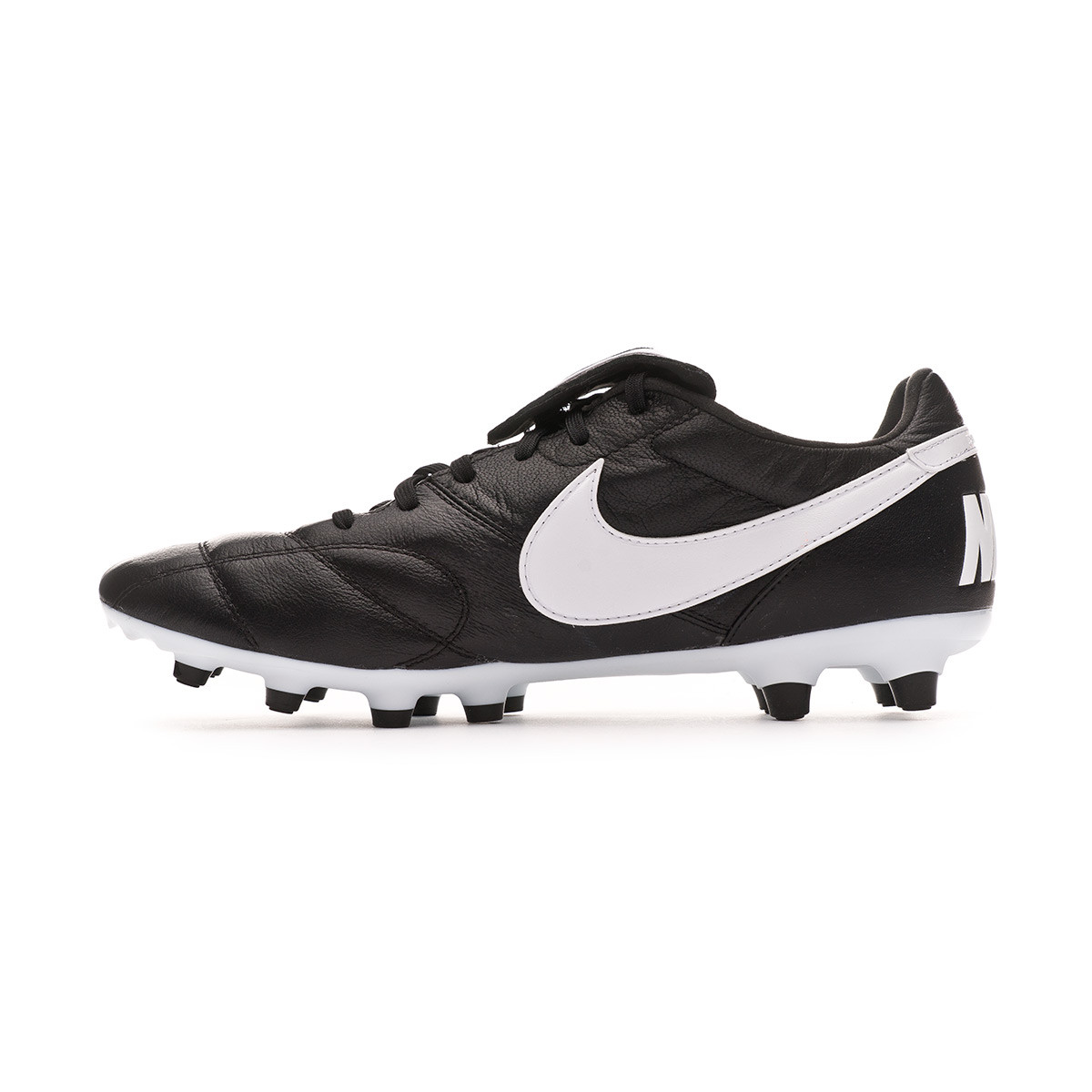 black leather football boots