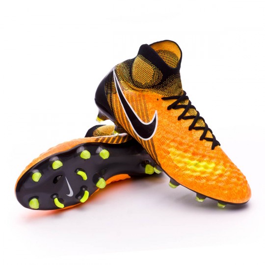 Football Boots Nike Magista Obra II ACC FG Laser Orange-Black white-Volt -  Football store Fútbol Emotion