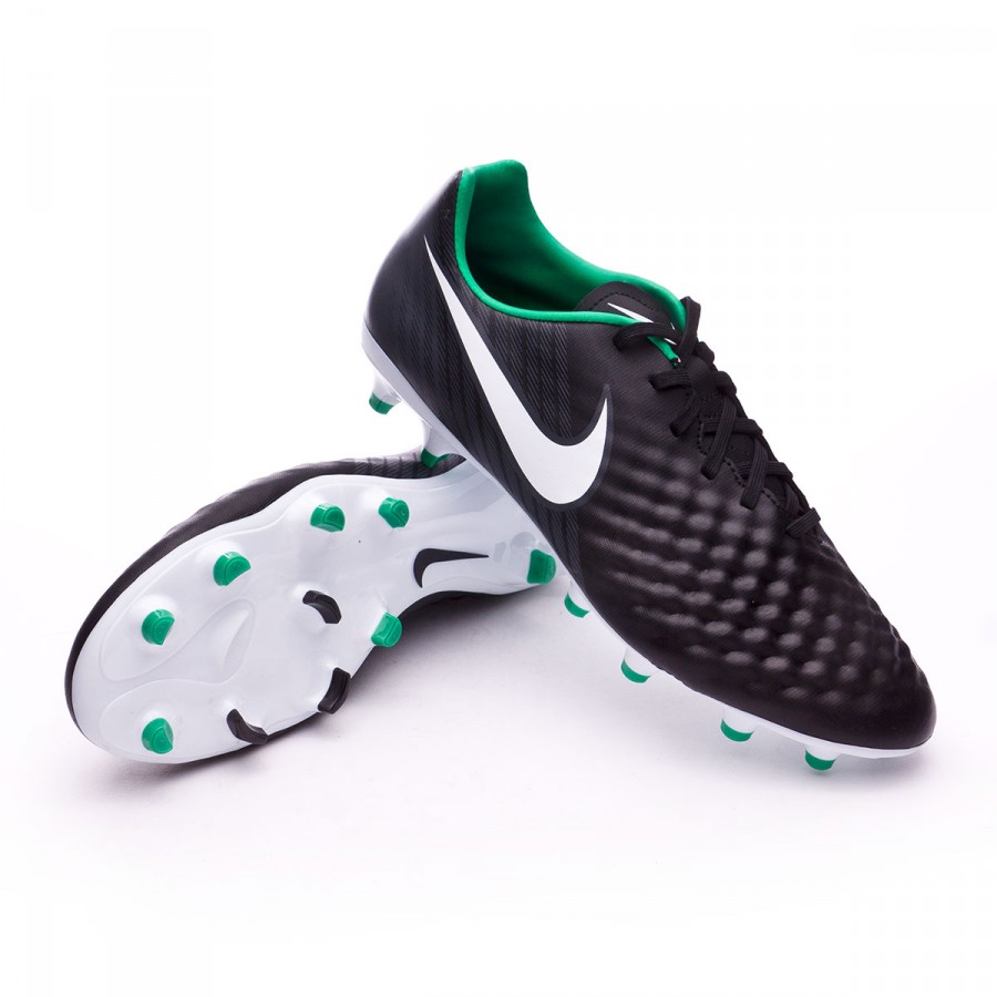 Football Boots Nike Magista Onda II FG Black-White-Cool grey-Stadium green  - Football store Fútbol Emotion