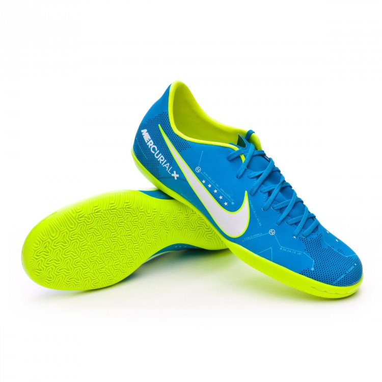 Scarpe Nike MercurialX Victory VI IC Neymar Blue orbit-White-Armory navy -  Negozio di calcio Fútbol Emotion